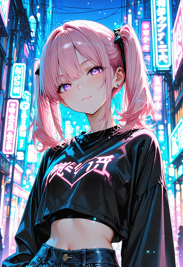sena · neon street, crop top